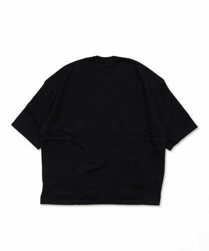Cotton Jersey × Knit T-Shirt