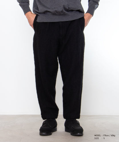 COMME des GARCONS HOMME DEUX / DR-P044 / Wool Nylon Tweed Finished Pants / 26FW / Black