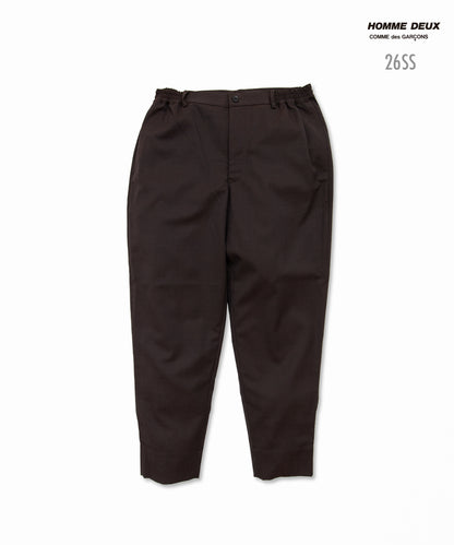 Sustainable Gabardine Pants Brown DQ-P039