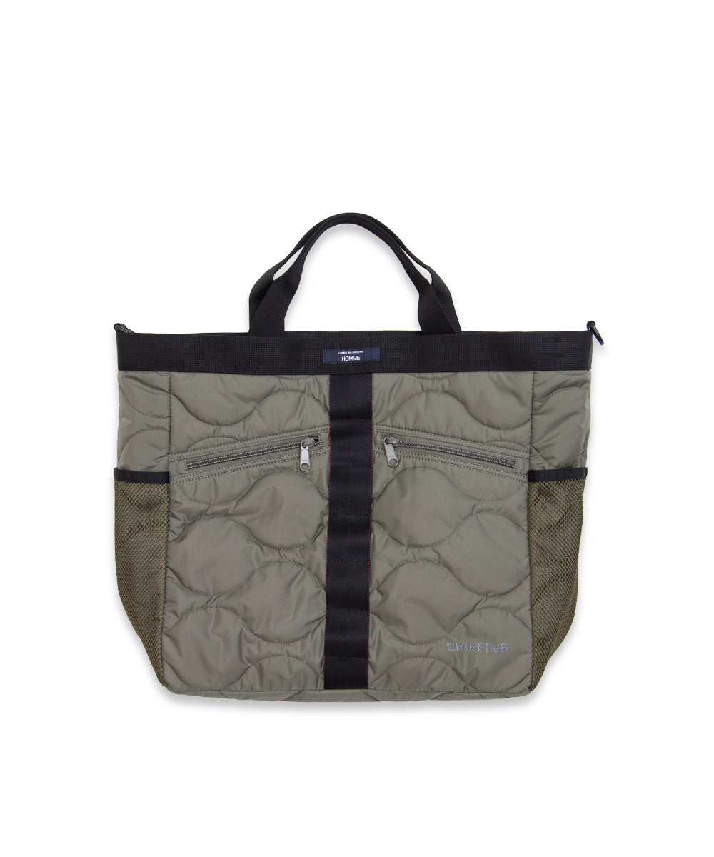 COMME des GARCONS HOMME / HR-K208 / BRIEFING W Name Reversible 2WAY Tote Bag / 26FW / Black