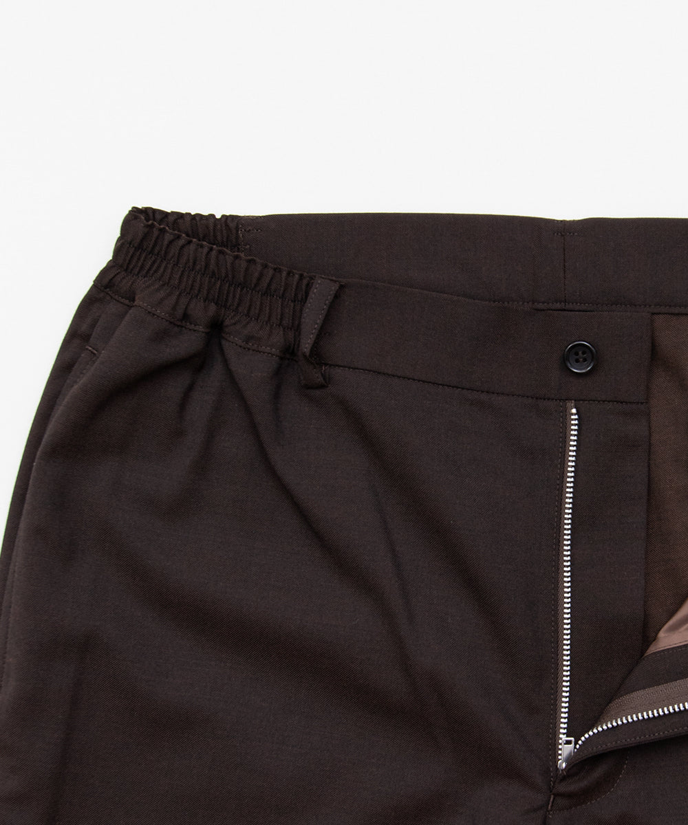 Sustainable Gabardine Pants Brown DQ-P039