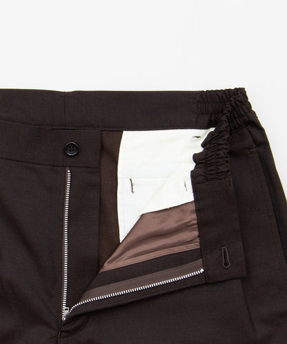 Sustainable Gabardine Pants Brown DQ-P039