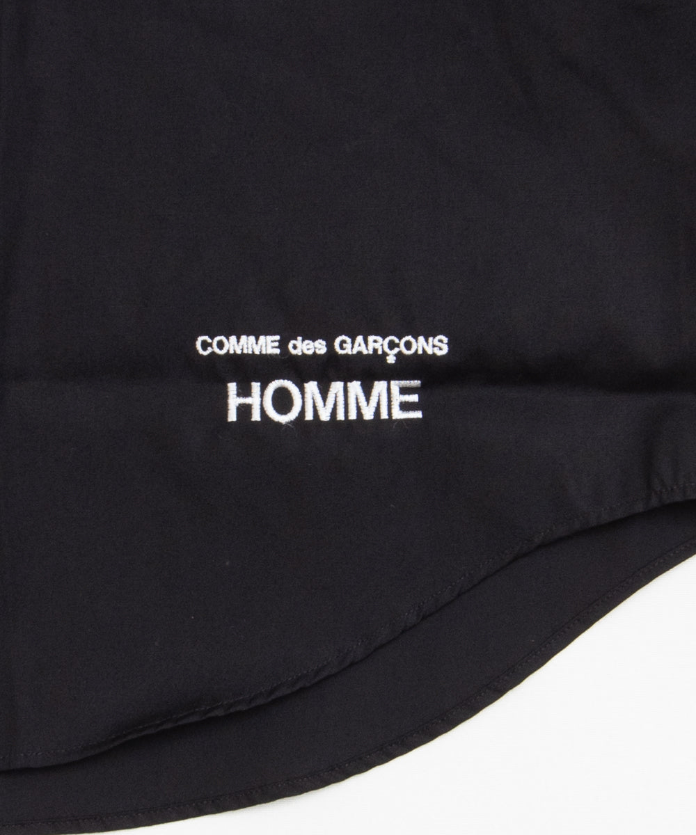 COMME des GARCONS HOMME / HR-B102 / Cotton Broad Shirt / 26FW / Black