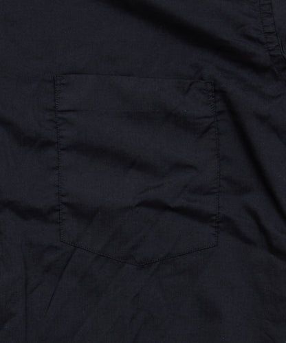 Garment-Processed Polyester Shirt Black DQ-B042