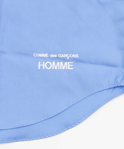 COMME des GARCONS HOMME / HR-B102 / Cotton Broad Shirt / 26FW / Sax Blue