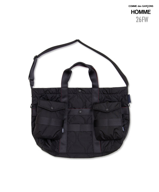 COMME des GARCONS HOMME / HR-K206 / Multi-Pocket Tote Bag / 26FW / Black