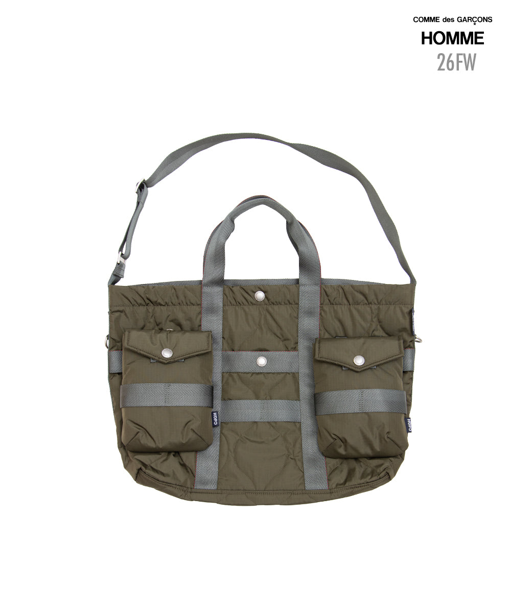 COMME des GARCONS HOMME / HR-K206 / Multi-Pocket Tote Bag / 26FW / Khaki