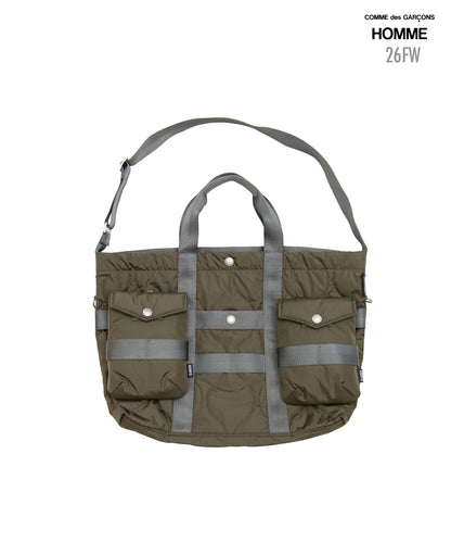 COMME des GARCONS HOMME / HR-K206 / Multi-Pocket Tote Bag / 26FW / Khaki