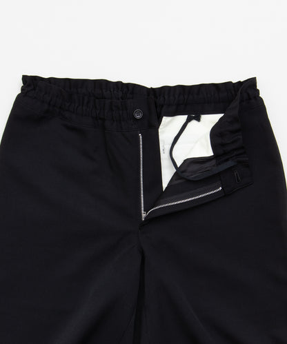 Wool Gabardine Pants black