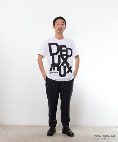 Cotton Jersey Printed T-Shirt White / Black DQ-T002