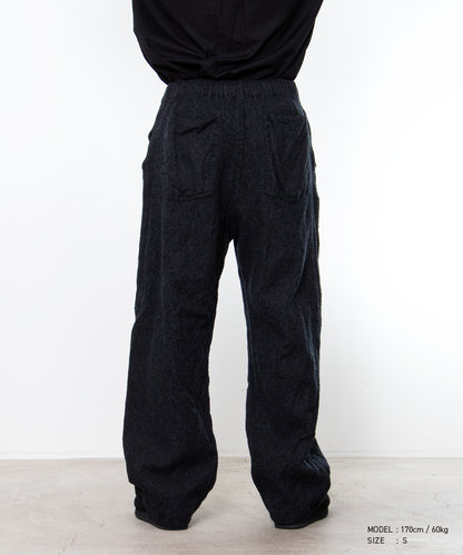 COMME des GARCONS HOMME / HR-P020 / Wool Serge Felted Pants / 26FW / Charcoal