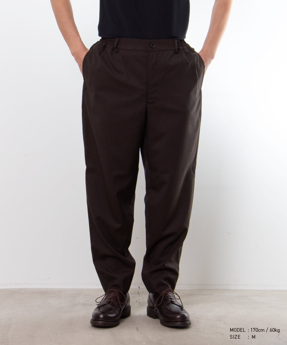 Sustainable Gabardine Pants Brown DQ-P039