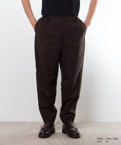 Sustainable Gabardine Pants Brown DQ-P039