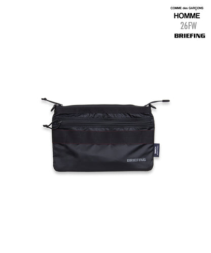 COMME des GARCONS HOMME / HR-K209 / BRIEFING W Name Reversible Sacoche Bag / 26FW / Black