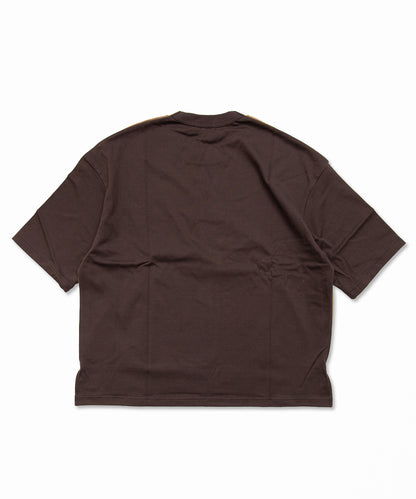 Cotton Jersey × Knit T-Shirt