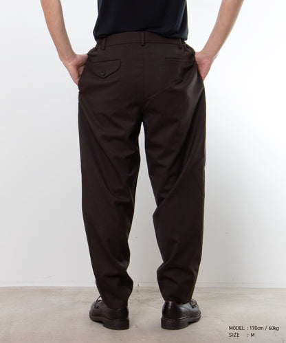 Sustainable Gabardine Pants Brown DQ-P039