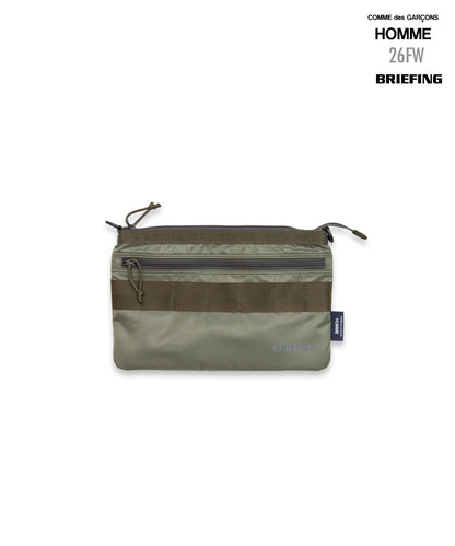 COMME des GARCONS HOMME / HR-K209 / BRIEFING W Name Reversible Sacoche Bag / 26FW / Khaki