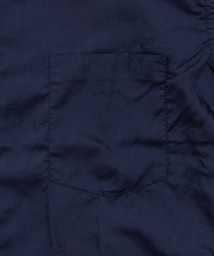 Garment-Processed Polyester Shirt Navy DQ-B042