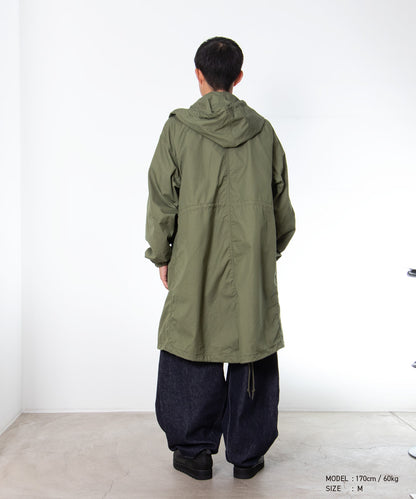 COMME des GARCONS HOMME / HR-C002 / Cotton Nylon Weather × Nylon Twill Garment Washed Coat / 26FW / Khaki