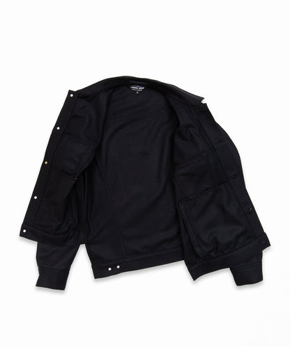 COMME des GARCONS HOMME DEUX / DR-J055 / Wool Nylon Flannel G-Jacket / 26FW / Black