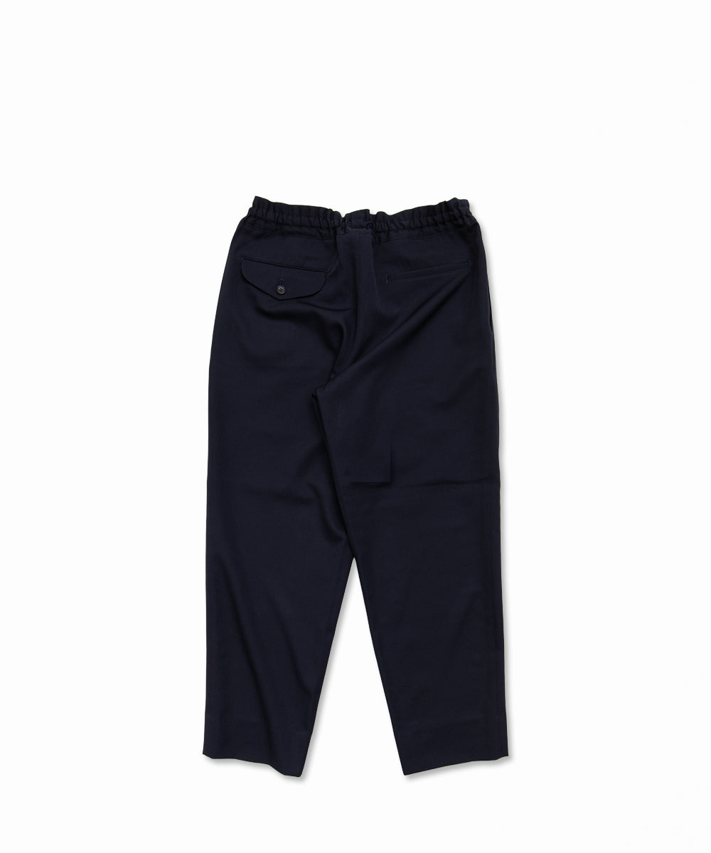 Wool Gabardine Pants Navy