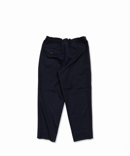 Wool Gabardine Pants Navy