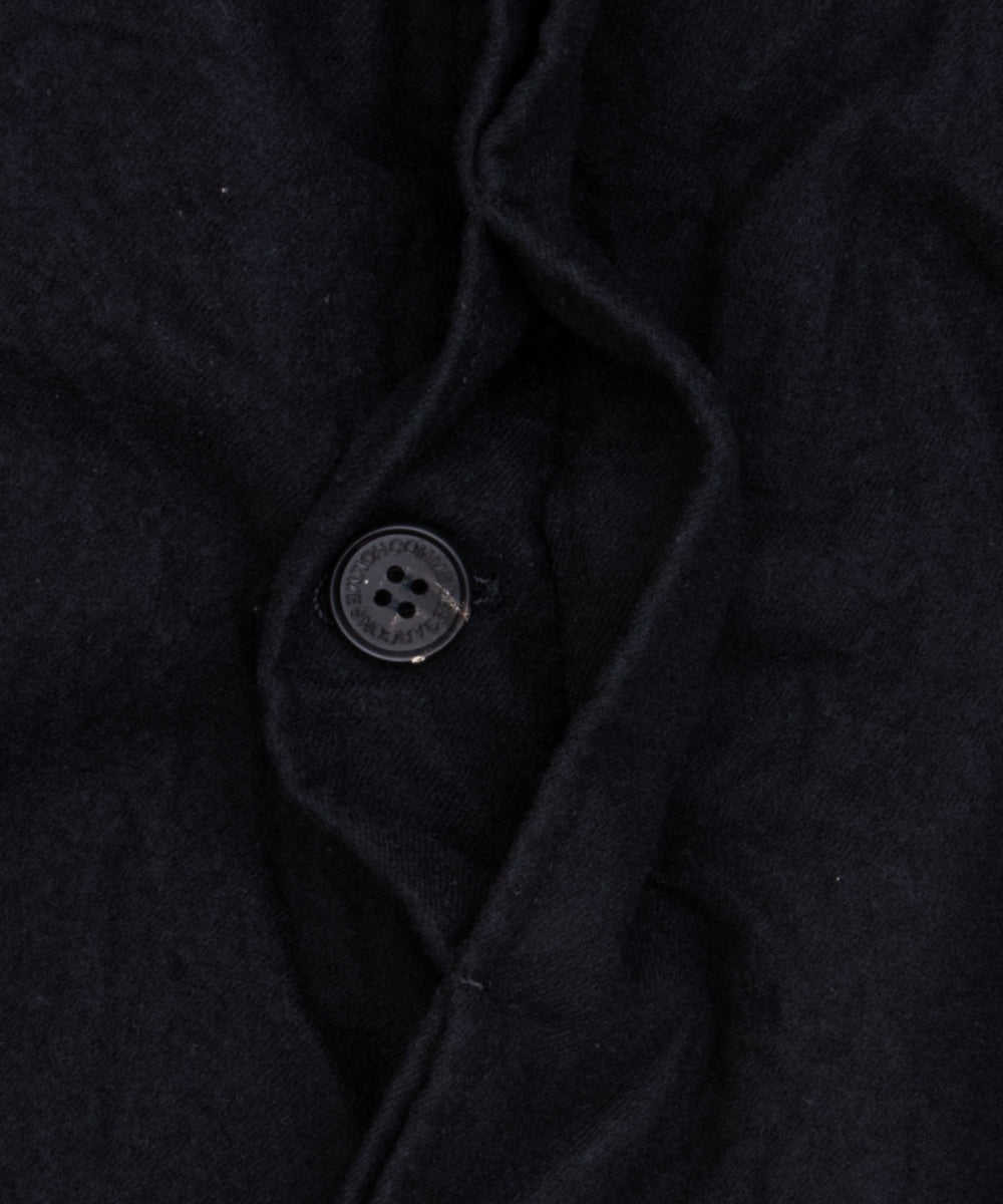 COMME des GARCONS HOMME / HR-C101 / Wool Serge Felted Coat / 26FW / Black