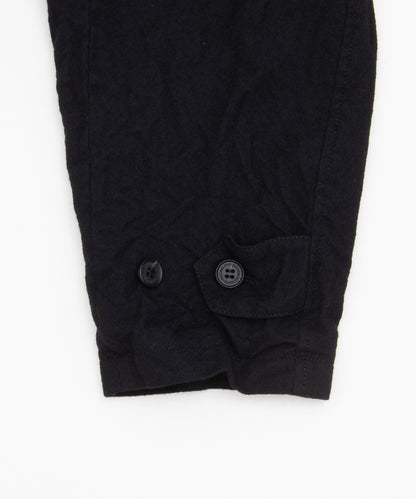 COMME des GARCONS HOMME / HR-C101 / Wool Serge Felted Coat / 26FW / Black
