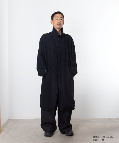 COMME des GARCONS HOMME / HR-C101 / Wool Serge Felted Coat / 26FW / Black