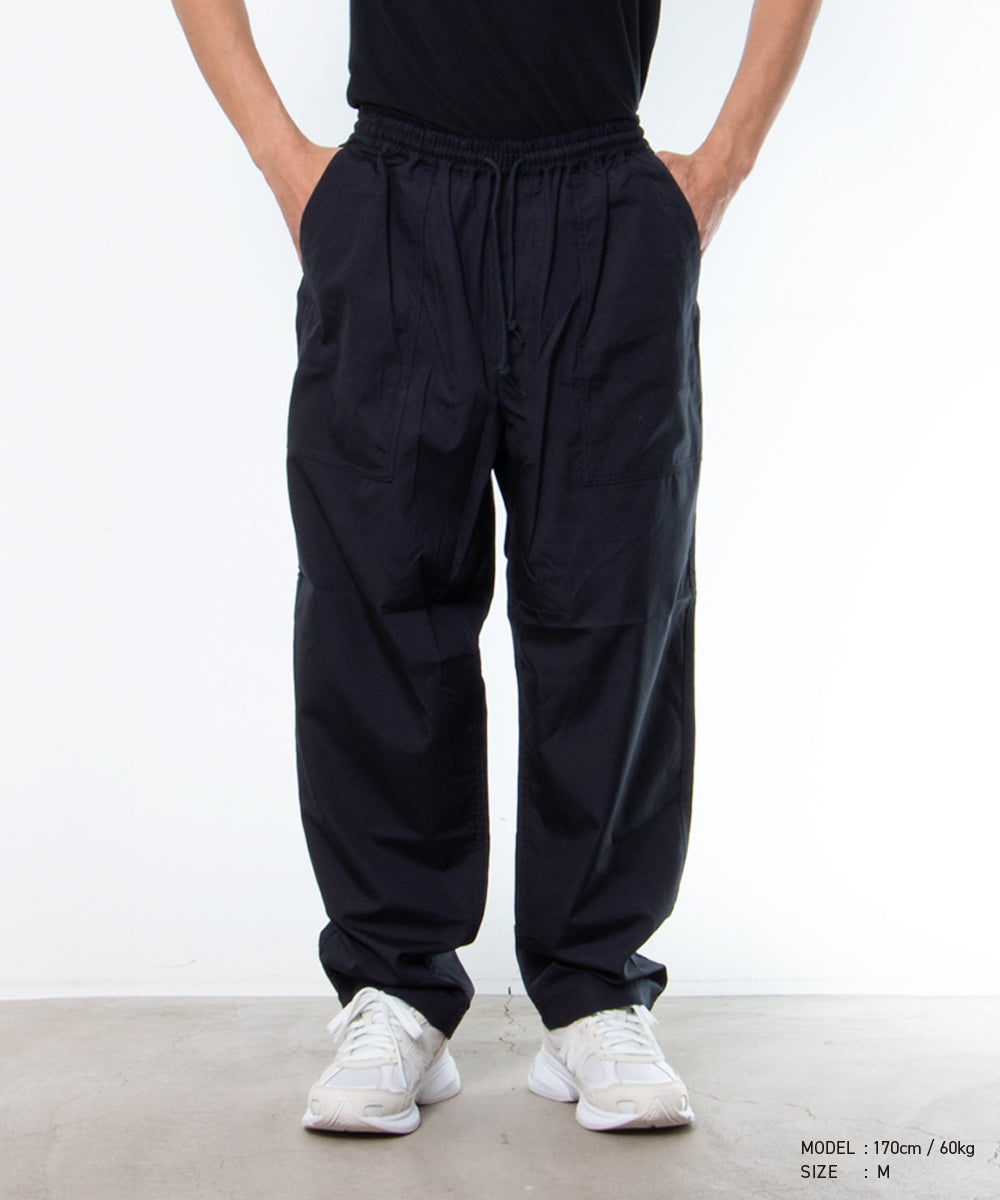 Cotton Broadcloth Pants Navy HQ-P103