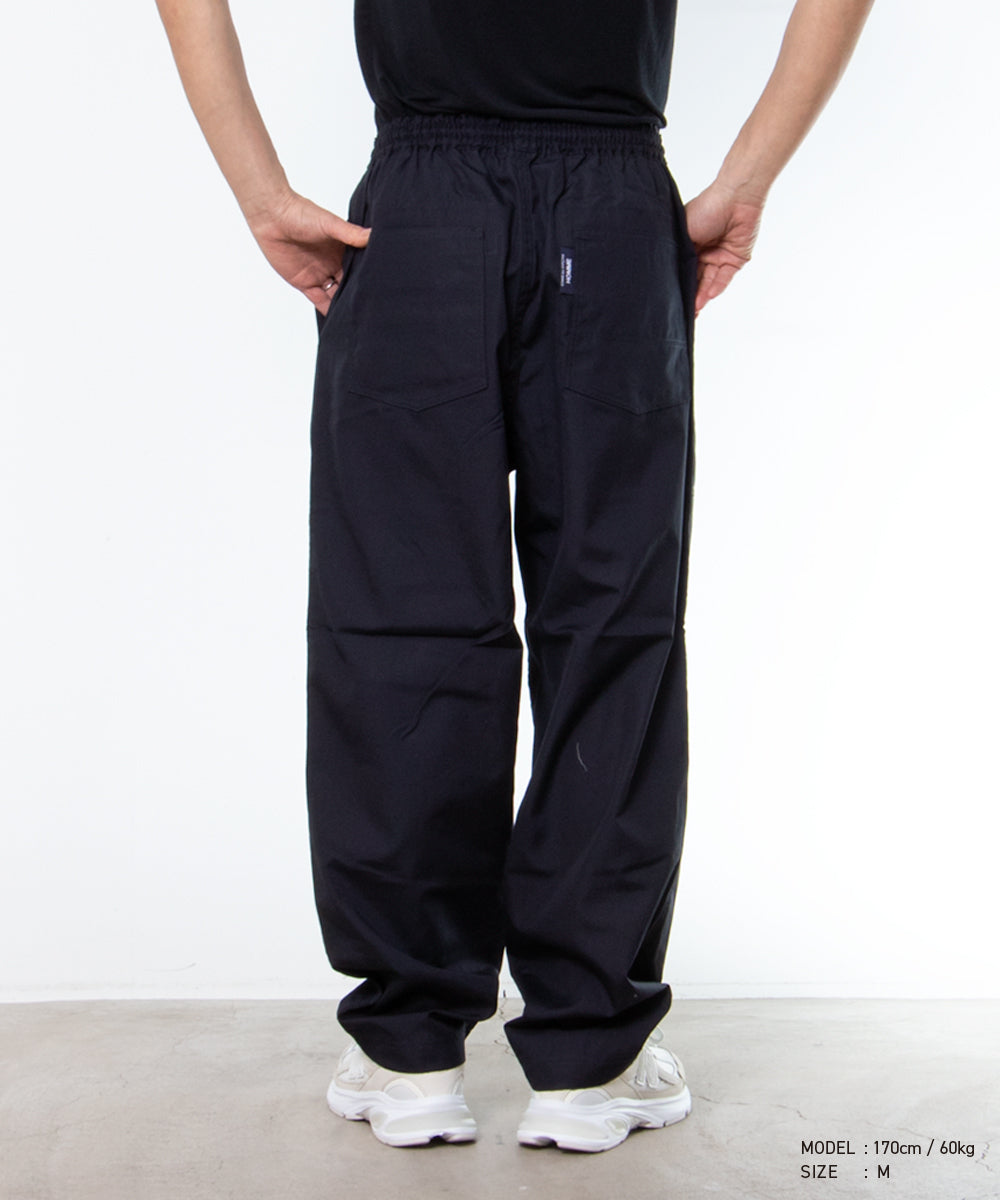 Cotton Broadcloth Pants Navy HQ-P103