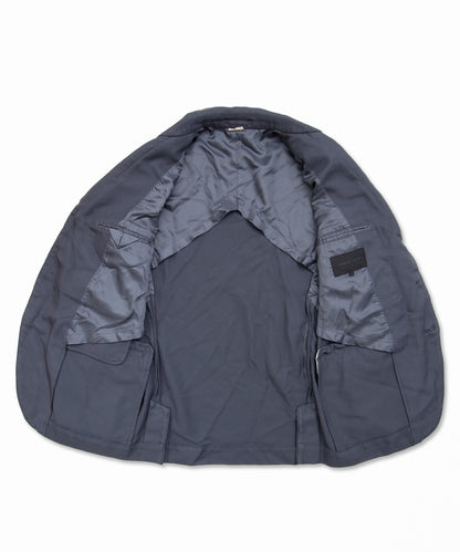 Garment-Dyed Polyester Mesh Jacket Gray