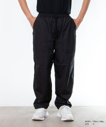 Cotton Broadcloth Pants Black HQ-P103