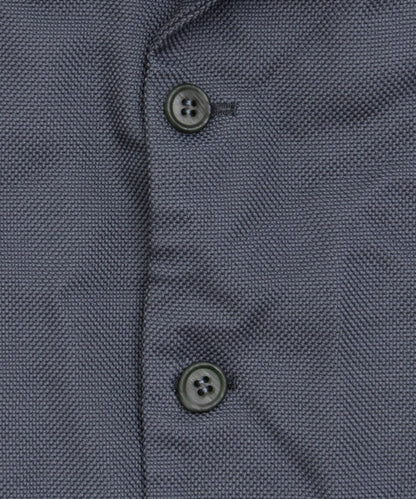 Garment-Dyed Polyester Mesh Jacket Gray