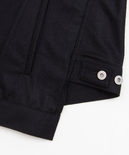 COMME des GARCONS HOMME DEUX / DR-J055 / Wool Nylon Flannel G-Jacket / 26FW / Black
