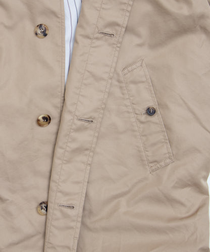 COMME des GARCONS HOMME / HR-C001 / Cotton Polyester Gabardine Processed Coat / 26FW / Beige