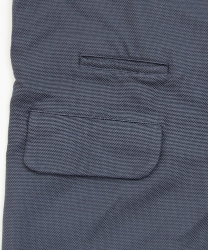 Garment-Dyed Polyester Mesh Jacket Gray