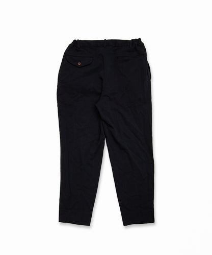 COMME des GARCONS HOMME DEUX / DR-P029 / Polyester Wind Check Processed Pants / 26FW / Black