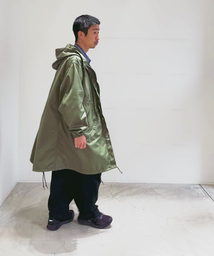 COMME des GARCONS HOMME / HR-C002 / Cotton Nylon Weather × Nylon Twill Garment Washed Coat / 26FW / Khaki